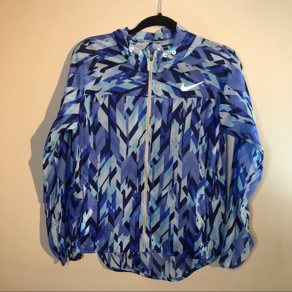 Nike Blue Lightweight Running Jacket